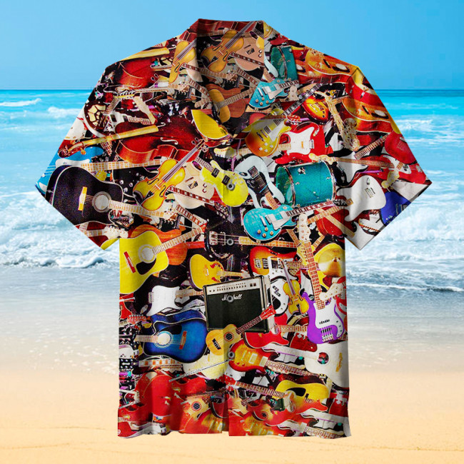 Guitar Music Party | Hawaiian Shirt