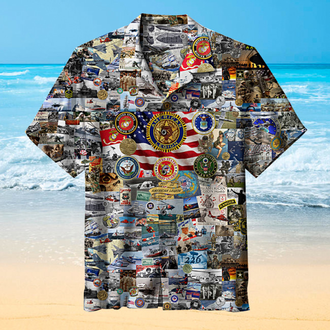 American Legion Collage | Hawaiian Shirt