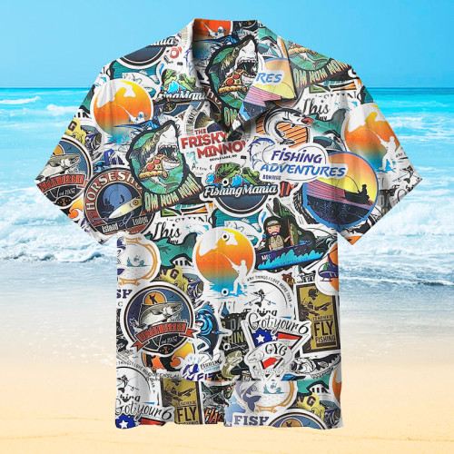 Fishing collage | Hawaiian Shirt