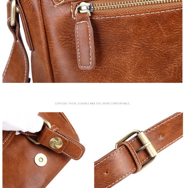 Vintage PU Leather Bag Men's Handbag Messenger Bag Men Shoulder Bags Male Laptop Briefcase Bag Casual Men Handbags for men