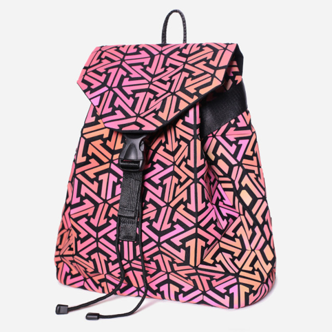 Women Laser Luminous Backpack female Shoulder Bag
