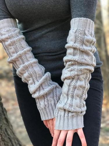 Ladies Winter Twist Glove Arm Cover