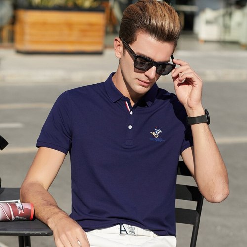 2021 Brand Polo Shirt Men Summer Short Sleeve Plus Size Homme Clothing Designer High Quality Embroidery Black Fashion Solid Tops