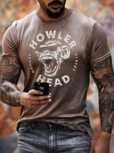 Mens Howler Head Whiskey Printed T-shirt