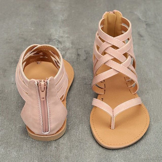 Women Sandals Fashion Gladiator Sandals For Beach Summer Shoes Female Rome Style Flat Sandals Plus Size Casual Sandalias Mujer