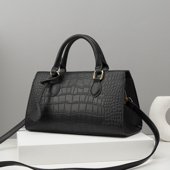 2 PCS SET Woman Leather Luxury Handbags Tote