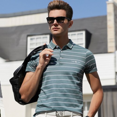 2021 Brand Polo Shirt Men Summer Short Sleeve Plus Size Homme Clothing Luxury Designer Striped High Quality Classic Fashion Tops
