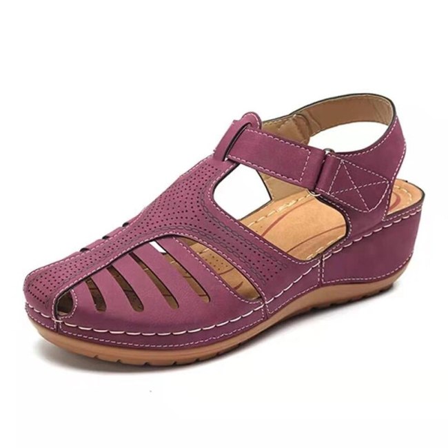 Woman Sandals Summer Shoes Vintage Wedge Sandals Casual Sewing Women Shoes Female Ladies Platform Retro Sandalias Plus Size