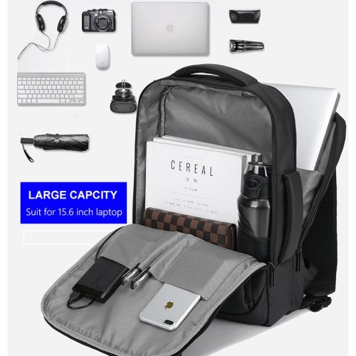 VORMOR Brand Laptop Backpack Men 14 15.6 inch Waterproof School Backpacks USB Charging Business Male Travel Bag New
