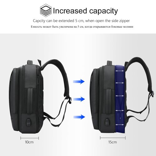 VORMOR 2020 New Fashion Men Backpack Waterproof 14 15.6 inch Laptop Backpacks Business USB Charging Male Travel Bag