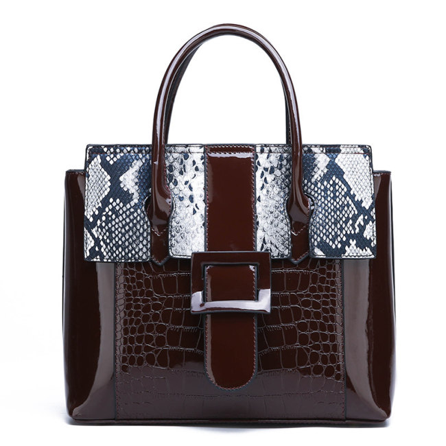 Women Patent Leather Luxury Hand bag