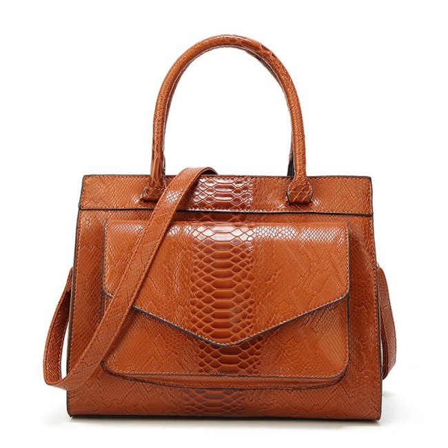 Women Luxury snake leather Shoulder Bag