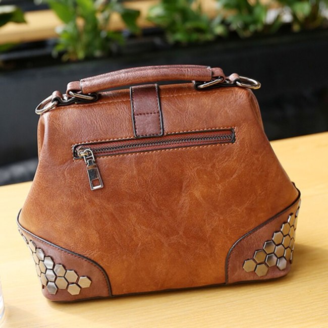 Sequined Women Leather Messenger Bags Shell Bag