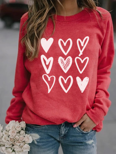 Women's Valentines Day Graphic Sweatshirt