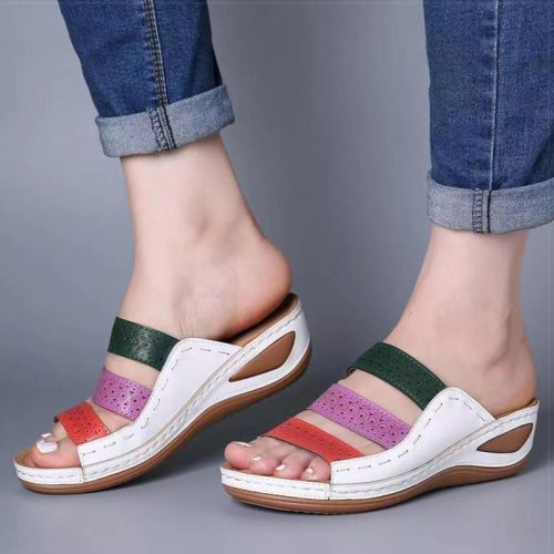 Women Sandals 2020 Summer Sandals With Heels Women Wedges Shoes Plus Size 43 Platform Sandals Shoes Woman Casual Chaussure Femme