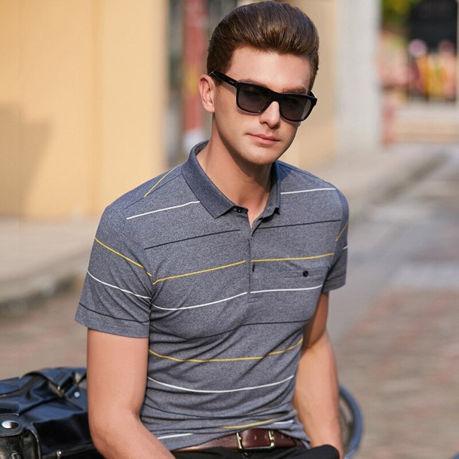 2021 Brand Polo Shirt Mens Summer Short Sleeve Plus Size Homme Clothing Designer High Quality Camisa Luxury Striped Fashion Tops