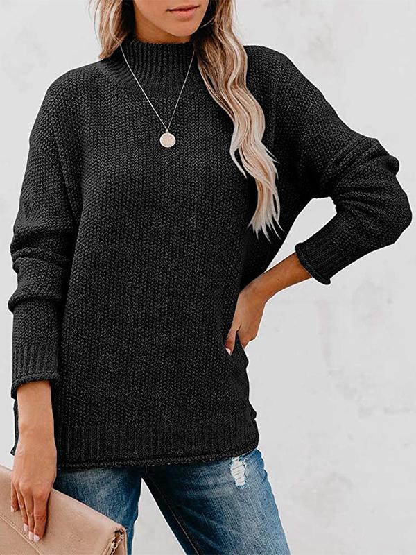 Women Turtleneck Knitted Sweater