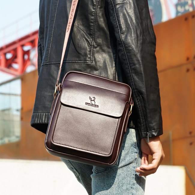 Men Tote Bags PU Leather Handbag Fashion Men Casual Messenger Bag Large Capacity Male Cross Body Shoulder Business Bags For Men