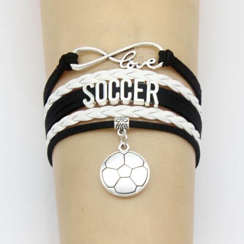 Soccer/Baseball/Volleyball/Basketball Sports Hand-woven Bracelet