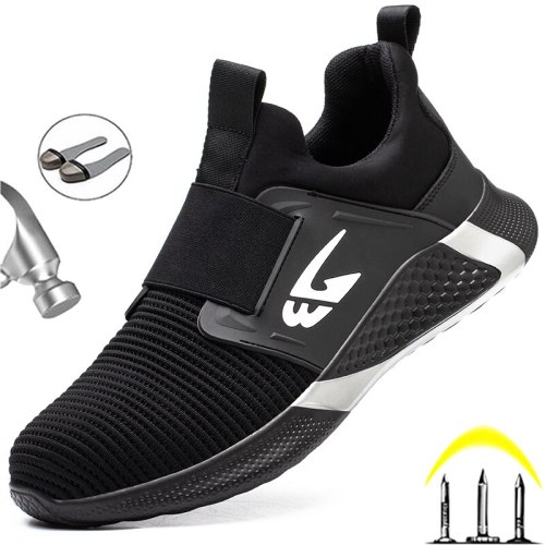 New Safety Shoes Men Shoes Work Shoes Steel Toe Shoes Anti-Puncture Safety Shoes Women Men Work Sneakers Industrial Shoes Unisex