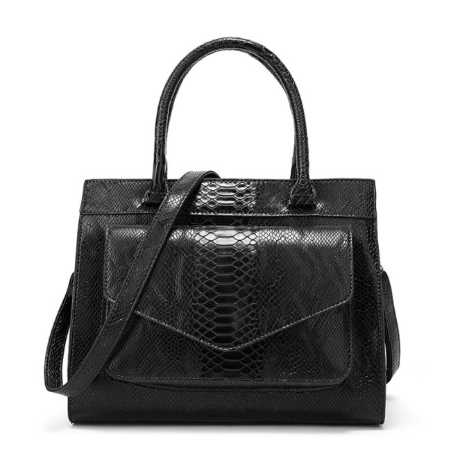 Women Luxury snake leather Shoulder Bag