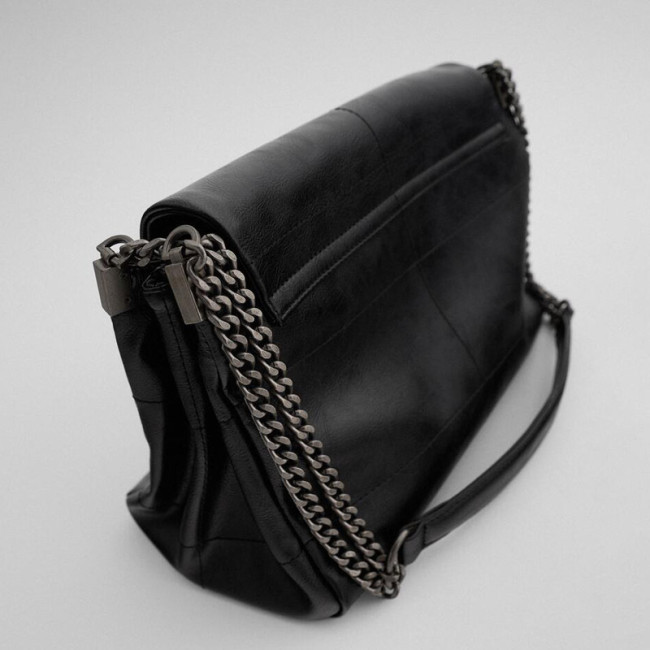 Vintage Simply PU Leather Crossbody Messenger Bag