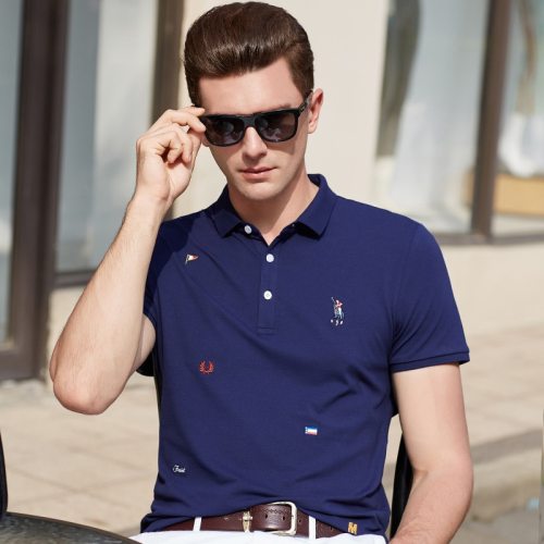 2021 Brand Polo Shirt Mens New Summer Short Sleeve Plus Size Clothing Homme Designer High Quality Luxury Embroidery Fashion Tops