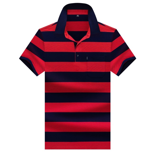 2021 Brand Polo Shirt Men Summer Short Sleeve Plus Size Homme Clothing Cotton Classic Designer High Quality Striped Fashion Tops