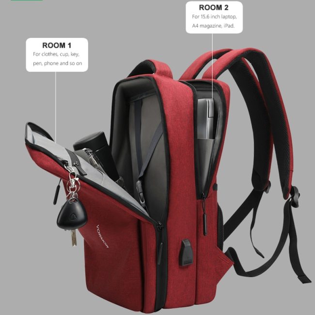 2021 Women Backpack 14 15.6 Inch Laptop Bag Men USB Charging Travel Backpacks Oxford Rucksack Male Vintage School Bag Mochila