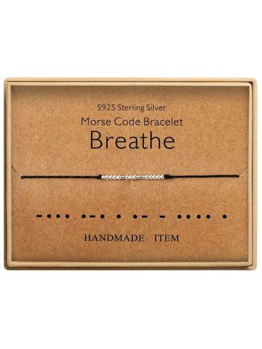 Breath Morse Code Bracelets