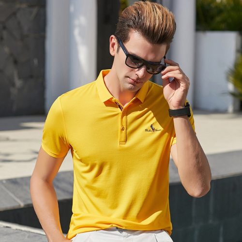 2021 Brand Polo Shirt Men New Summer Short Sleeve Plus Size Clothing Homme Designer High Quality Luxury Solid Black Fashion Tops