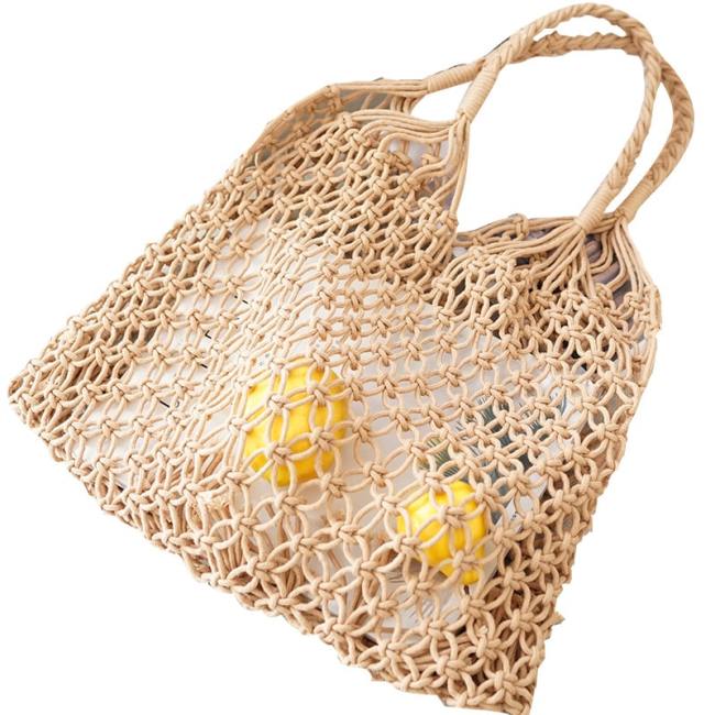 Wholesale Women Fashion Weaving Handle Bag