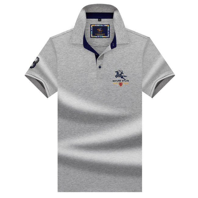 2021 Brand Polo Shirt Mens Summer Short Sleeve Plus Size Homme Clothing 100%Cotton Designer High Quality Embroidery Fashion Tops