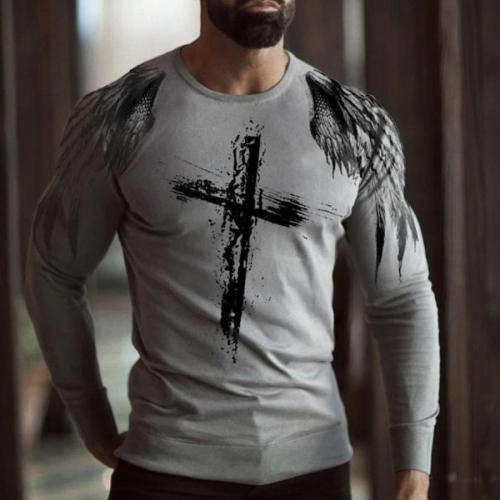Christian Print Long Sleeve T-shirt