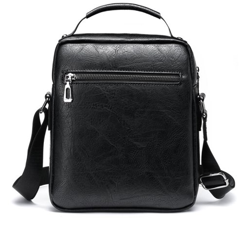 Men's Crossbody Bag Men Shoulder Bags Zippers Handbags Large Capacity Artificial Leather Bag For Male Messenger Tote Bags