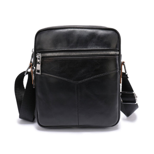 New Men Shoulder Bag Leather Crossbody Bag High Quality Male Bag Genuine Leather Handbag Capacity Men Messenger Bags Tote Bag