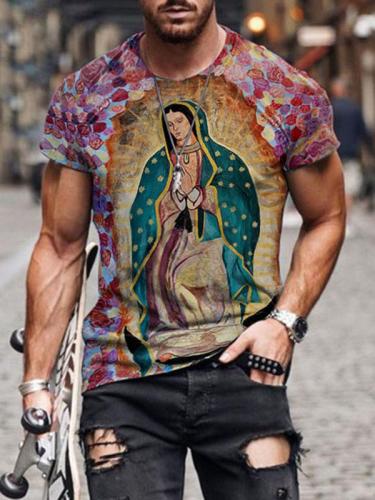 Men's casual faith Virgin printed T-shirt