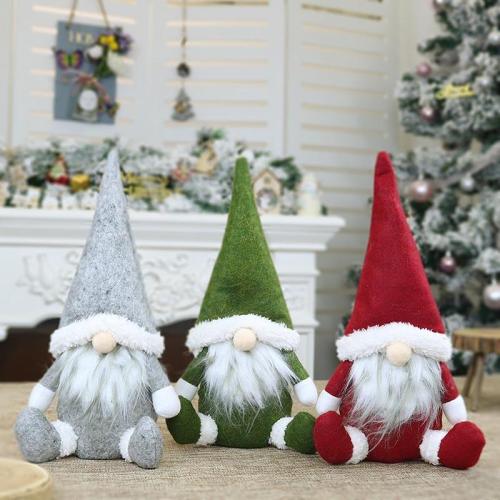 Christmas Faceless Old Man Doll Window Decoration Doll Ornament