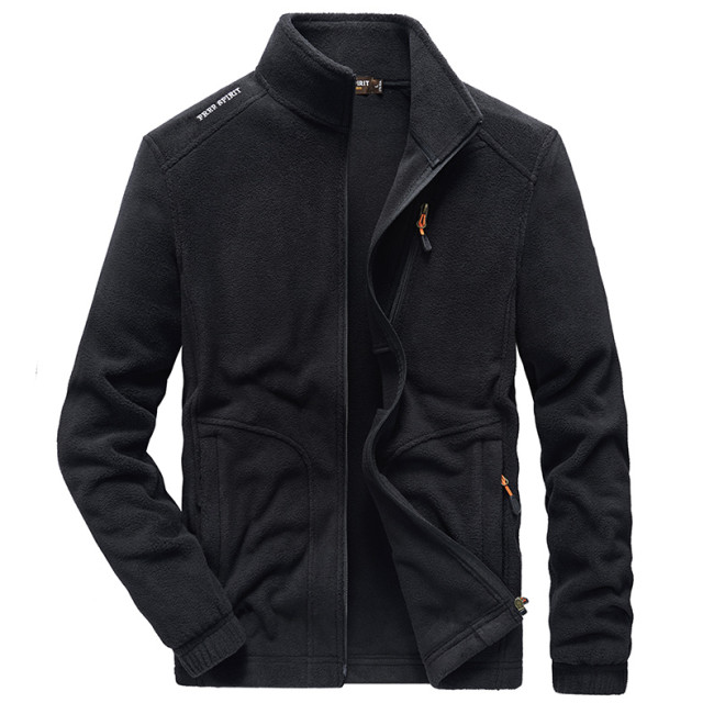 Outwear Thick Warm Fleece Jacket Parkas Coat Men
