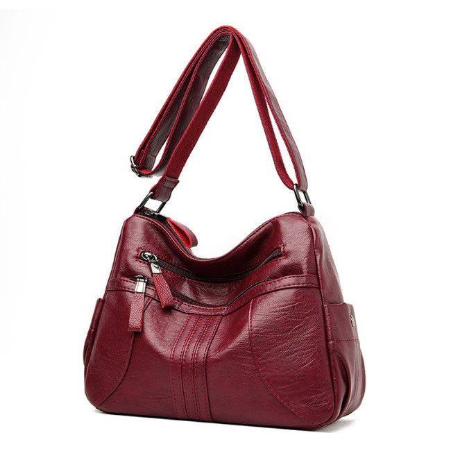 Women Luxury Handbag Designer Soft Leather Ladies Crossbody Bags