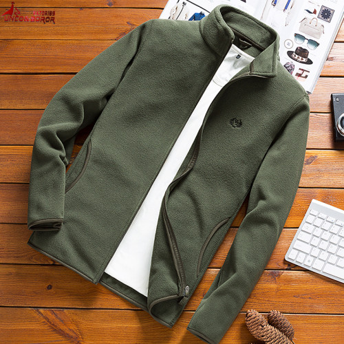 Streetwear Man Fleece Tactical Softshell Jacket outwear