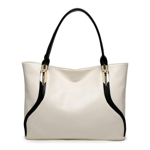 Simple Luxury Women's leather shoulder bag Big Capacity Tote