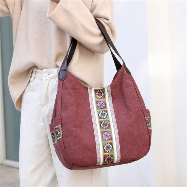 Canvas Tote Bag Ladies Cotton Hand Bag Large Capacity woman Shoulder Bags