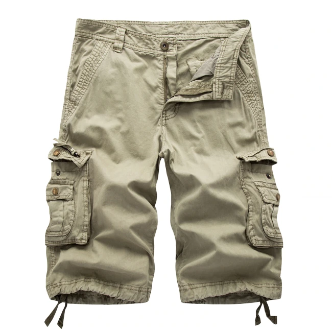 8 Colors Plus Size 29-48 New Brand Summer Camouflage Loose Cargo Shorts Men Camo Summer Short Pants Homme Cargo Shorts NO BELT