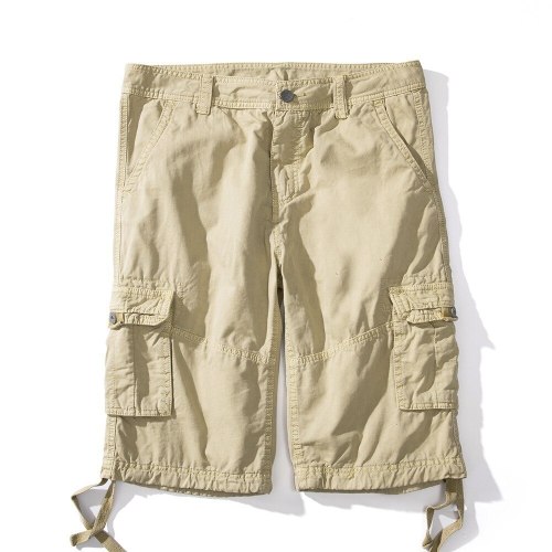 Men 2020 Summer New Cotton Camouflage Military Cargo Shorts Men Casual Loose Short Safari Style Knee Length Shorts Men Plus Size