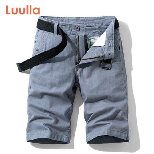 Luulla 2020 Summer New Cotton Shorts Men Sportswear Comfortable Vintage Fashion Casual Elastic Trousers Shorts Free Shipping