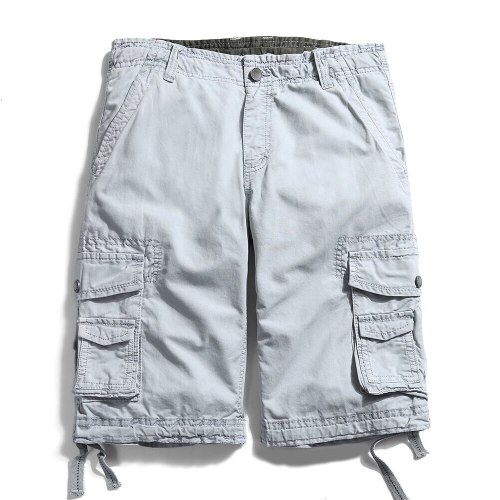 Men Summer Solid Military Cargo Shorts Men 2020 New Men Casual Cotton Shorts Loose Work Shorts Military Short Pants Plus Size 40