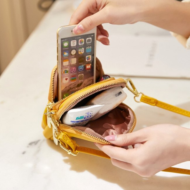 Small Women Bags PU Leather Messenger Bag Crossbody Cell Phone Shoulder Bag Designer Mini Shoulder Bag Female Purse Bolso Pujer