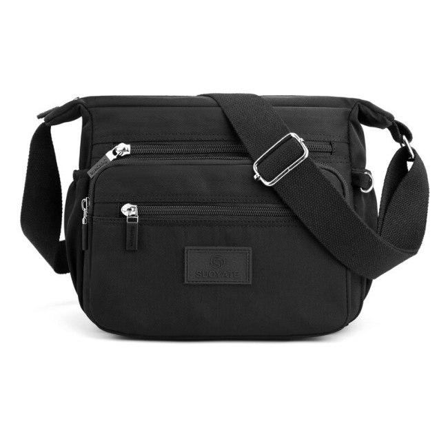 Geestock Fashion Shoulder Bag for Women Solid Simple Nylon Crossbody Messenger Bags Women's Phone Bag Travel Handbag Purse