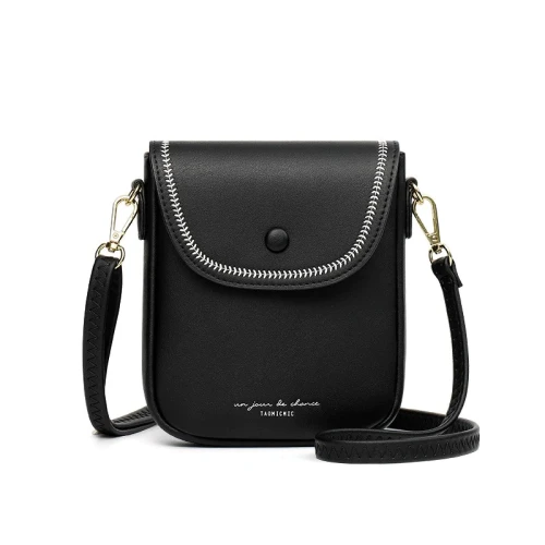 Fashion Simply PU Leather Crossbody Bags For Women Solid Color Shoulder Messenger Bag Lady Travel Small Handbags